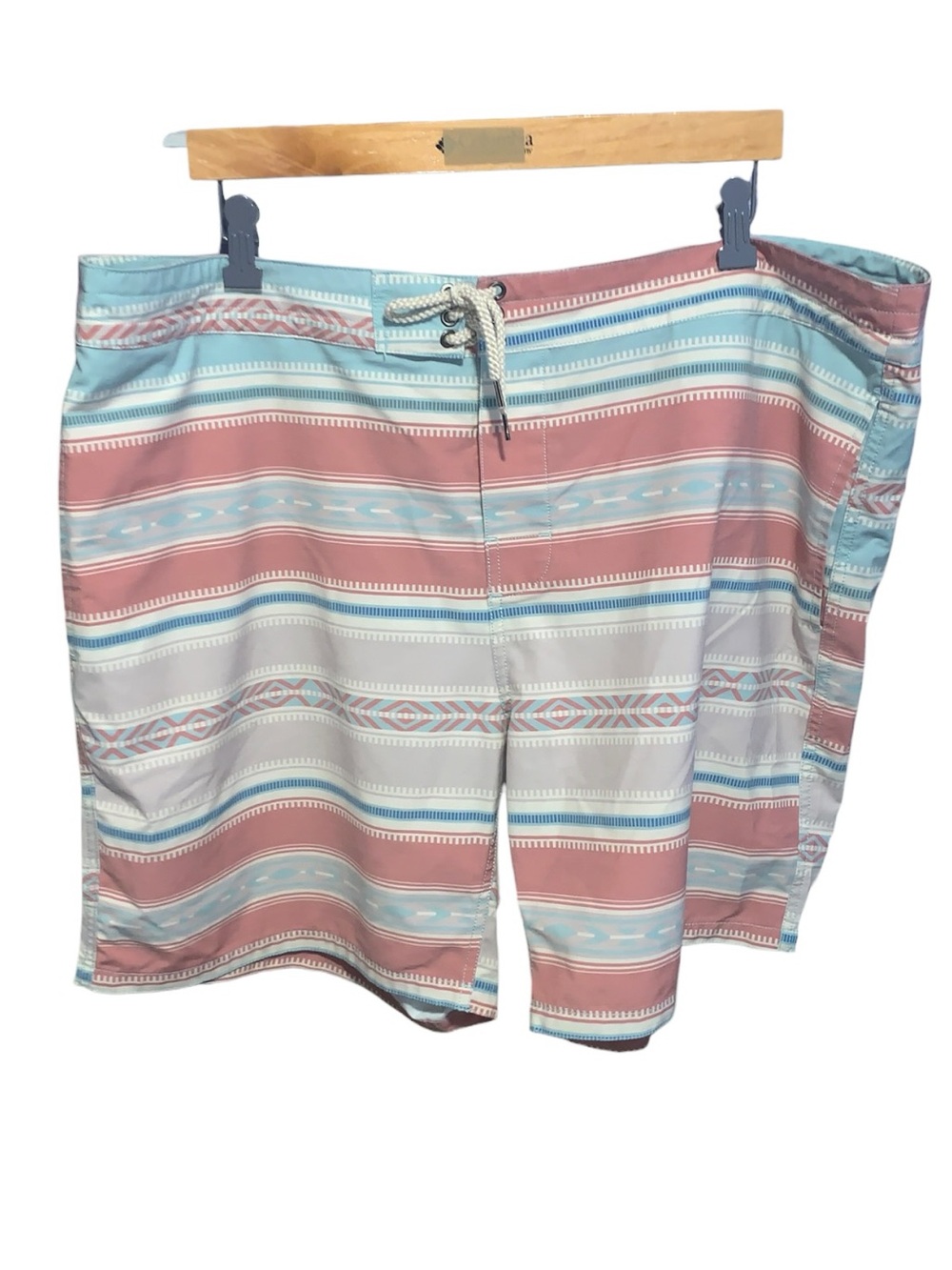 Faherty Coastal Shores Classic 7” Board Shorts Stripes Men’s 42